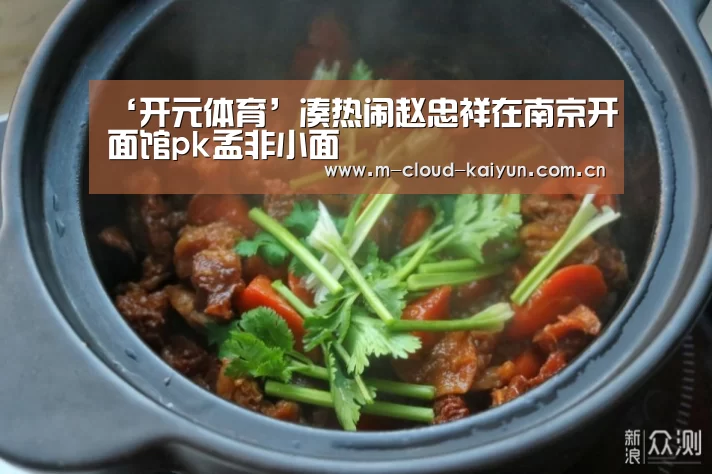 ‘开元体育’凑热闹赵忠祥在南京开面馆pk孟非小面(图4) 开云体育网站
